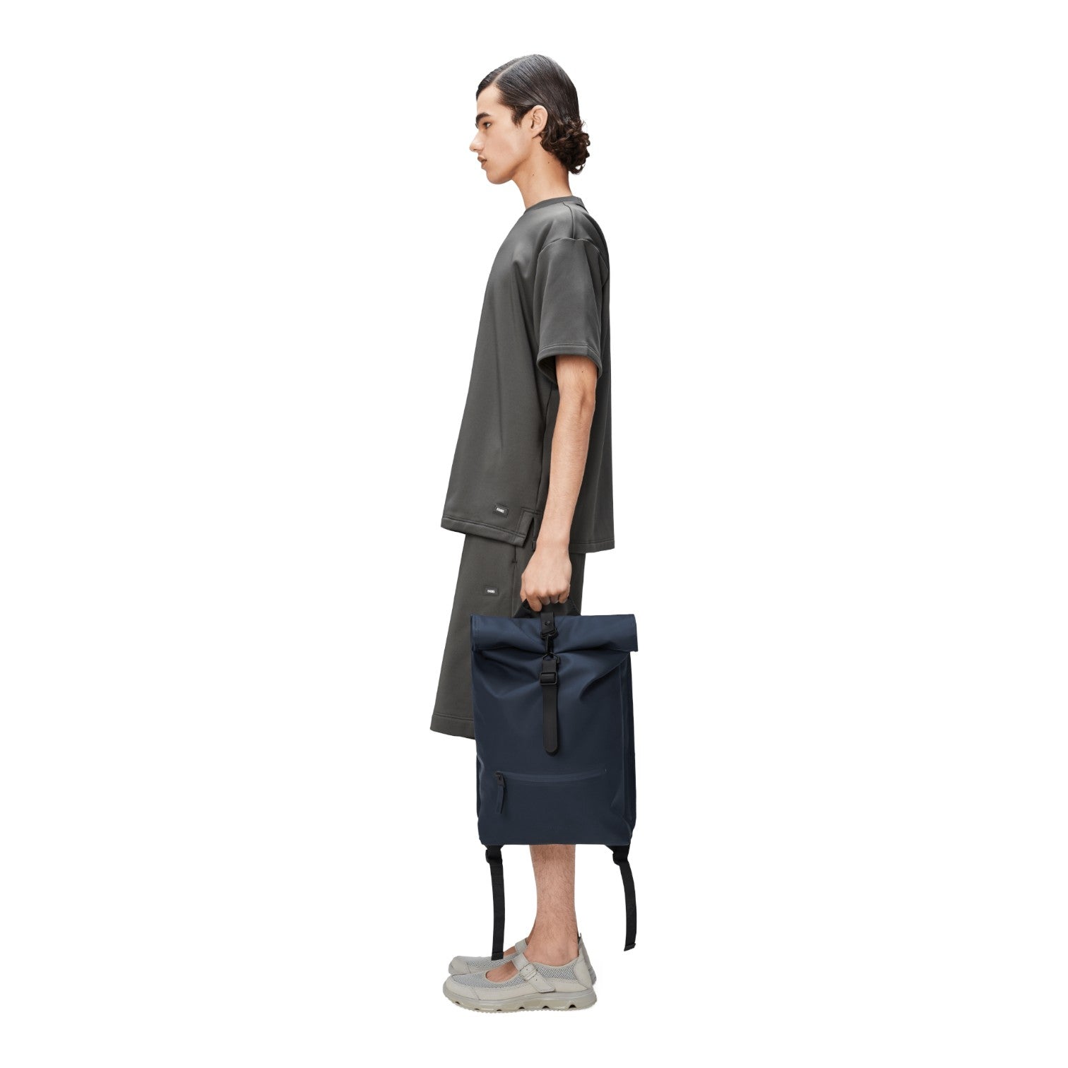 Rains Rolltop Rucksack W3 Navy