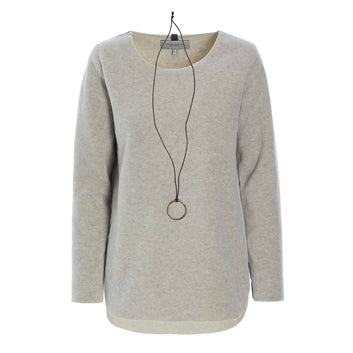 Henriette Steffensen W Bluse med Rundhals