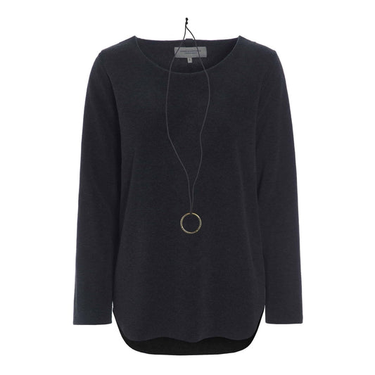 Henriette Steffensen W Bluse med Rundhals