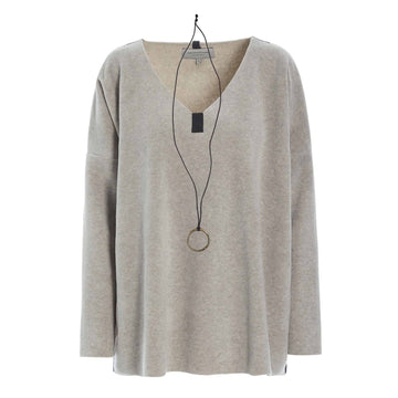 Henriette Steffensen W Sweater med V-hals