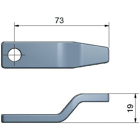 Roca rigel 2,5" lang, medium