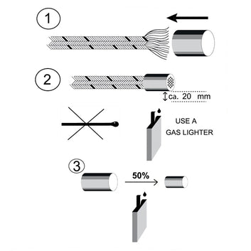 Tovendebeskytter -  krymeflex sæt 14 stk 5 til 19 mm