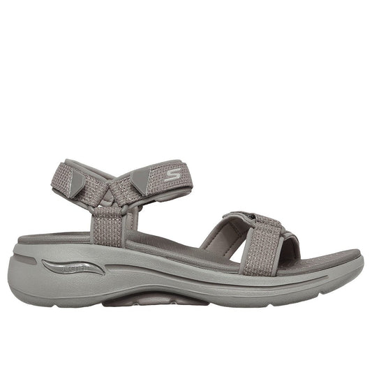 Skechers W Go Walk Arch Fit Sandal Dark Taupe