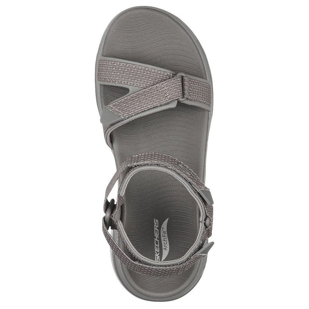 Skechers W Go Walk Arch Fit Sandal Dark Taupe