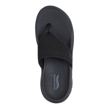 Skechers W Go Walk Arch Fit 2.0 Sandal - - Shoes Black