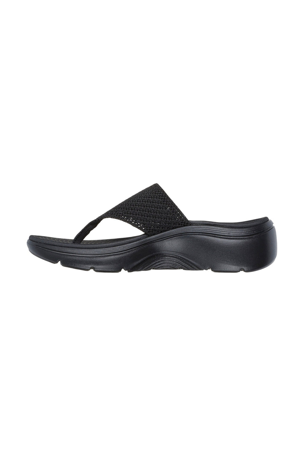 Skechers W Go Walk Arch Fit 2.0 Sandal - - Shoes Black