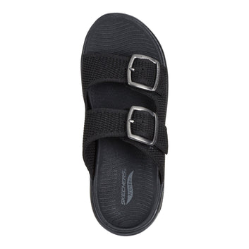 Skechers W Go Walk Arch Fit 2.0 Sandal-C - Shoes Black