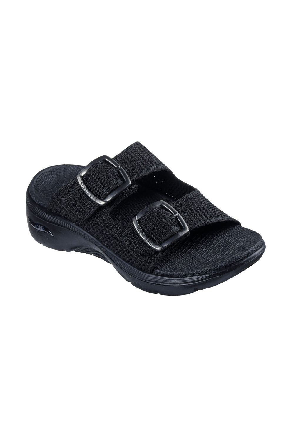 Skechers W Go Walk Arch Fit 2.0 Sandal-C - Shoes Black