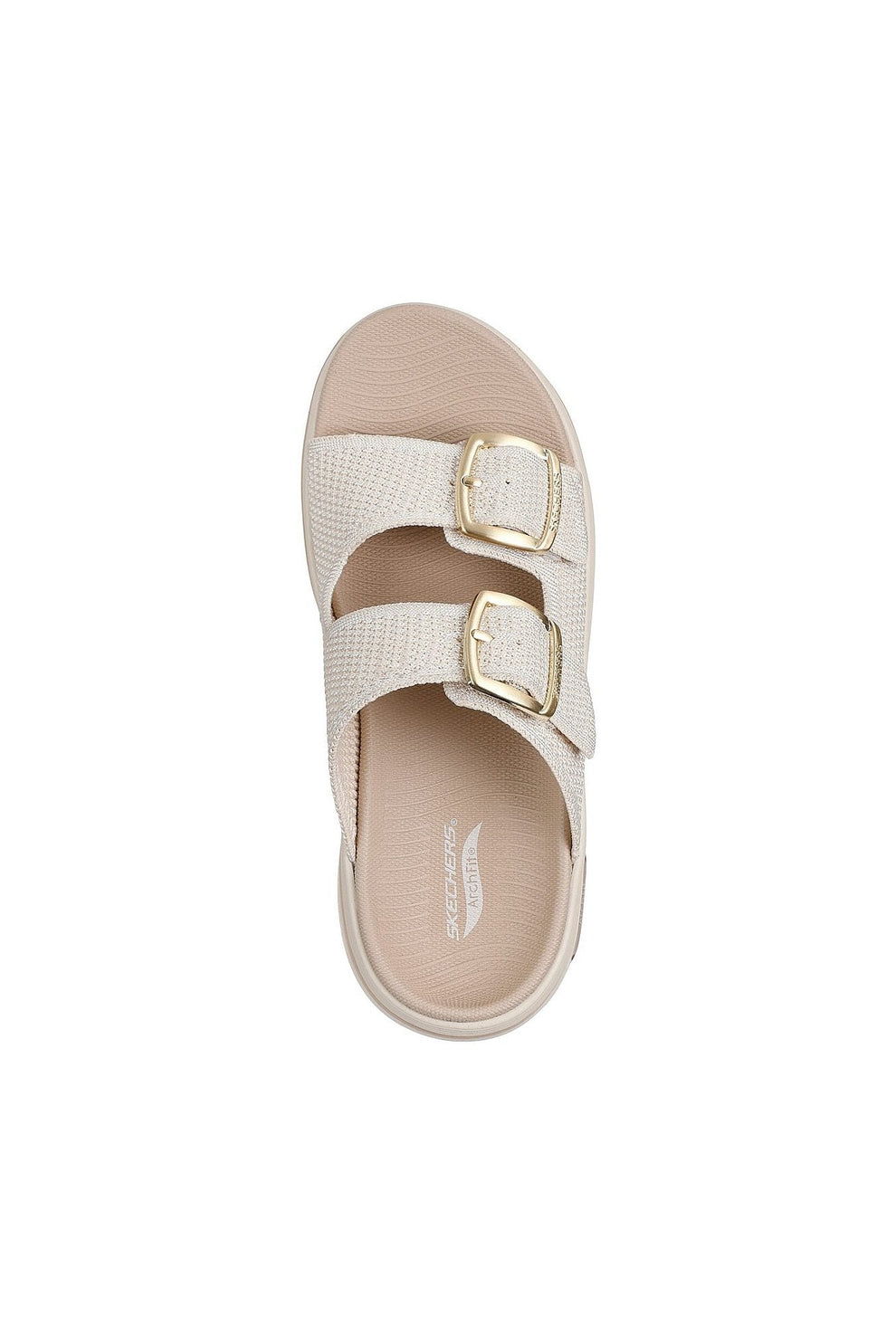 Skechers W Go Walk Arch Fit 2.0 Sandal - C - Natural