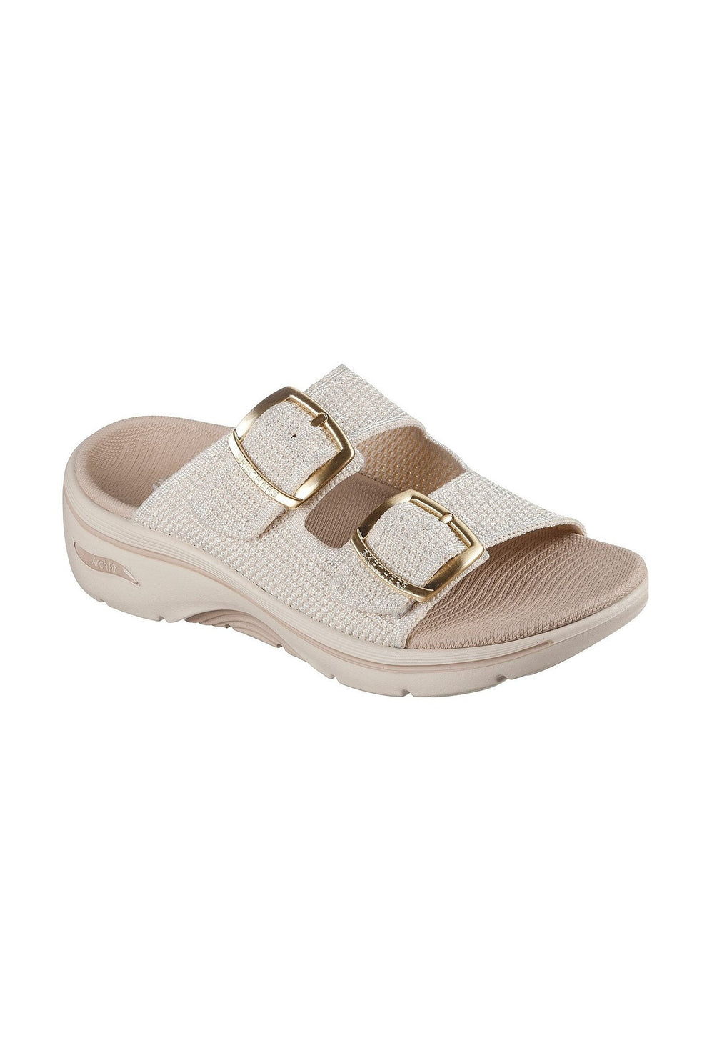 Skechers W Go Walk Arch Fit 2.0 Sandal - C - Natural