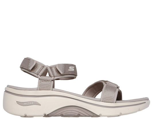 Skechers W Go Walk Arch Fit 2.0 Sandal - Taupe