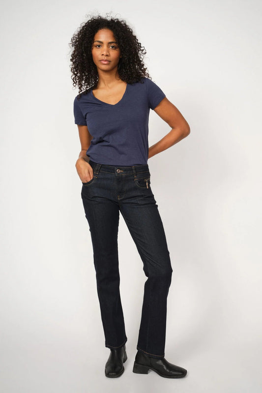 Mos Mosh W Carla Naomi Deluxe Jeans Dark Blue