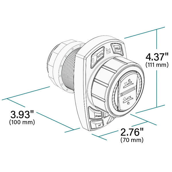 Lenco Pro Control Auto Flybridge betjeningspanel med kabler