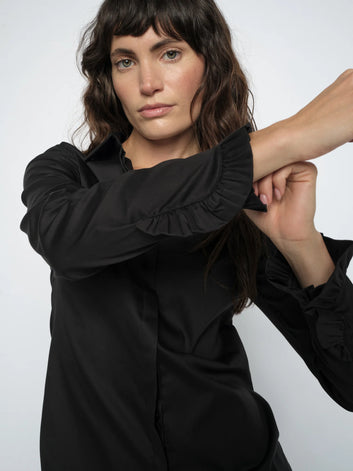 Mos Mosh W Mattie Flip Shirt Black