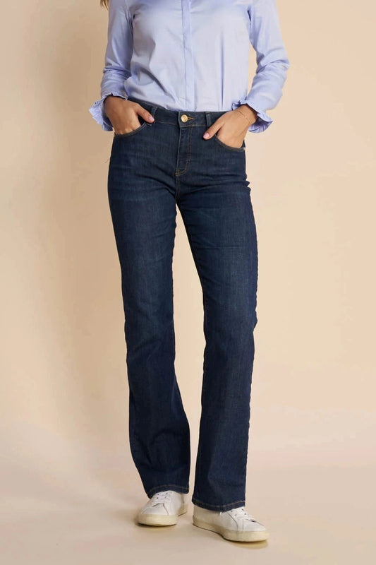 Mos Mosh W MMCecilia Cover Jeans Blue Denim, Long