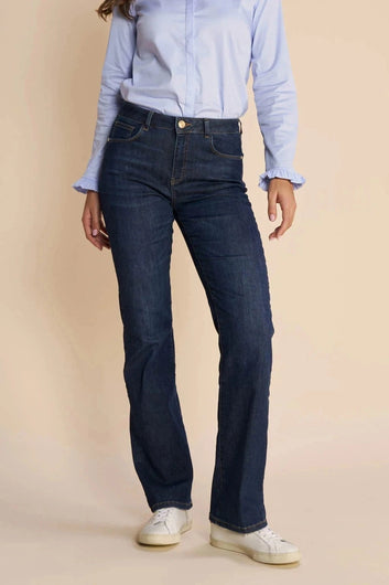 Mos Mosh W MMCecilia Cover Jeans Blue Denim, Long