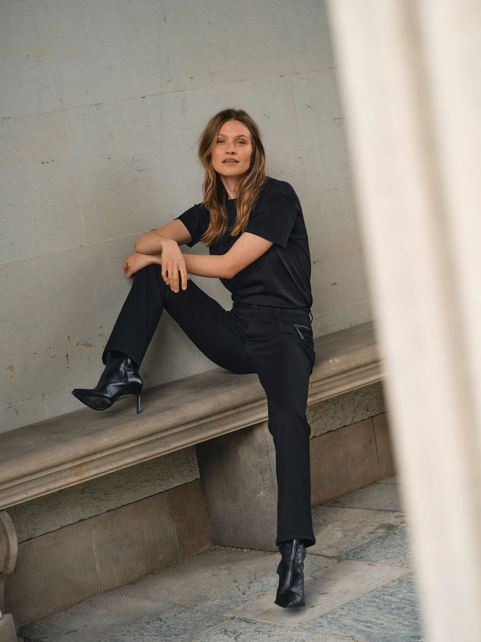 Mos Mosh W Carla Naomi Deluxe Jeans Black