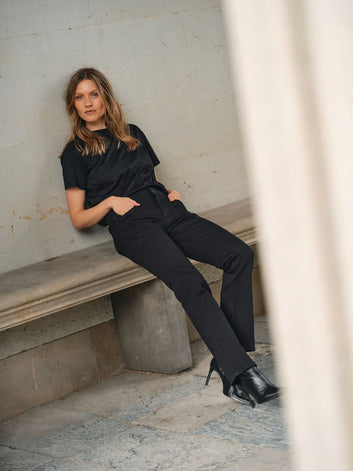 Mos Mosh W Carla Naomi Deluxe Jeans Black