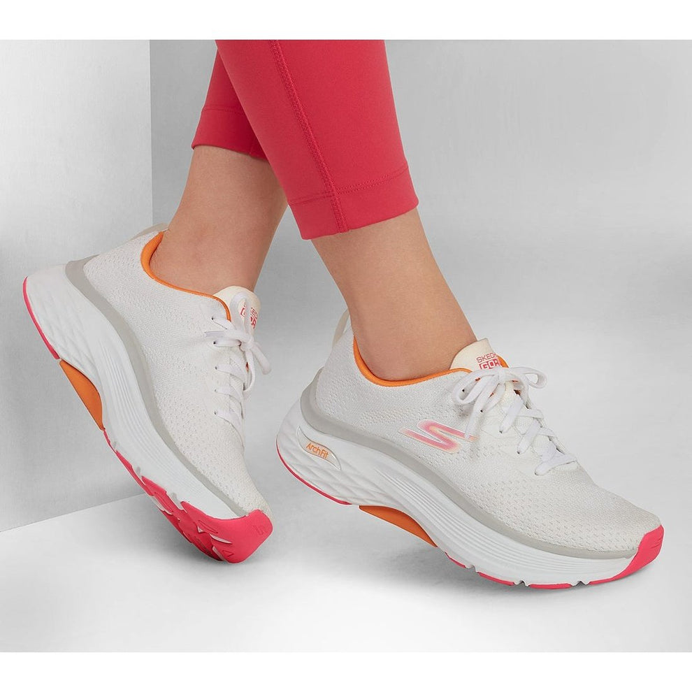 Skechers W Max Cushioning Arch Fit Sneaker-White