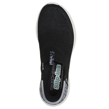 Skechers W Ultra Flex 3.0 Sneakers - Natural Step - Black/Leopard