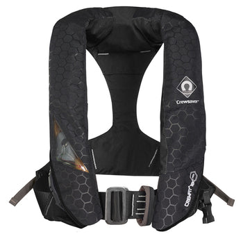 Crewsaver Crewfit+ redningsvest 180N m/D-ring, Sort