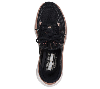 Skechers W D'Lux Vapor-Evening Glow  Sneakers - Black/Rosegold