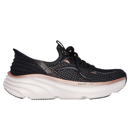 Skechers W D'Lux Vapor-Evening Glow  Sneakers - Black/Rosegold