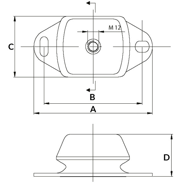 Phoenix motorophæng shore 55 200kg