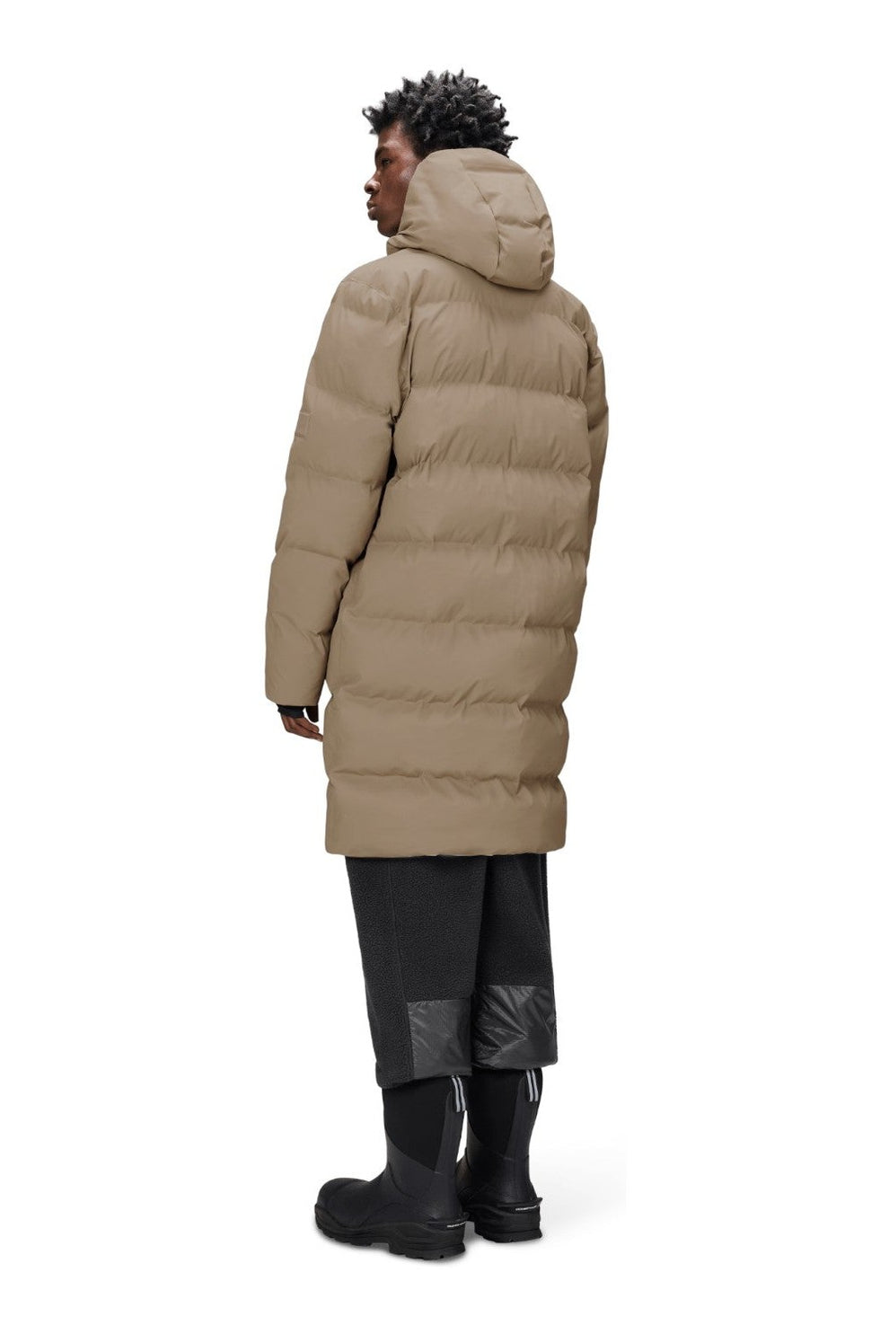 Rains Alta Longer Puffer Jacket W3T4 Beige