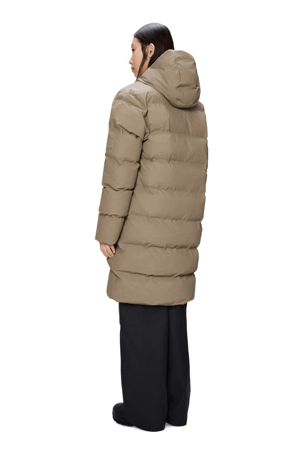 Rains Alta Longer Puffer Jacket W3T4 Beige
