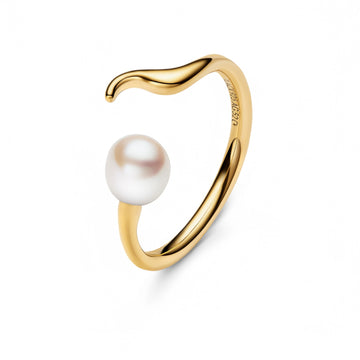 Maria Black Moonshine Ring Forgyldt