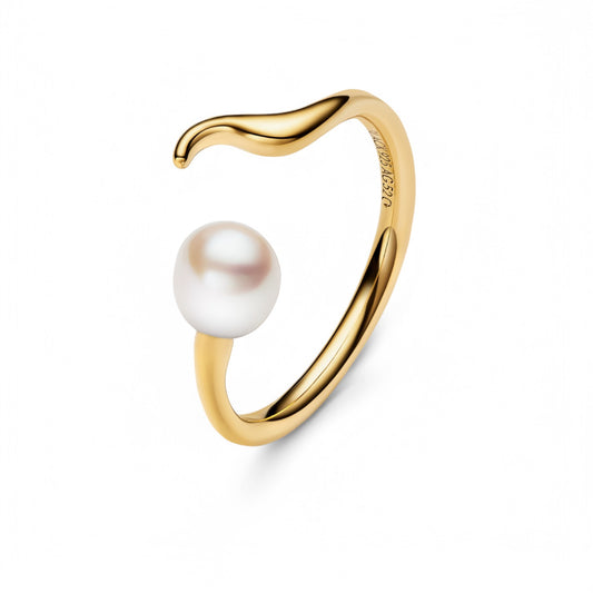Maria Black Moonshine Ring Forgyldt