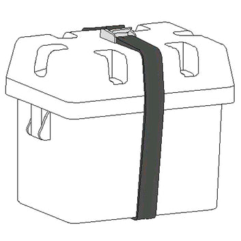 Universal holder m/gjord RF stål, 2.5x100cm