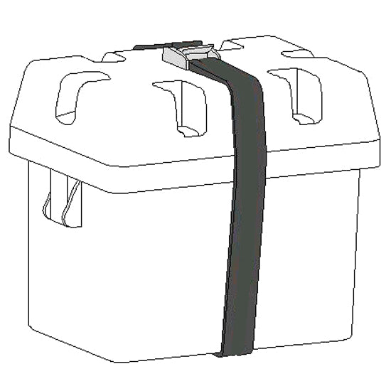 Universal holder m/gjord RF stål, 2.5x100cm