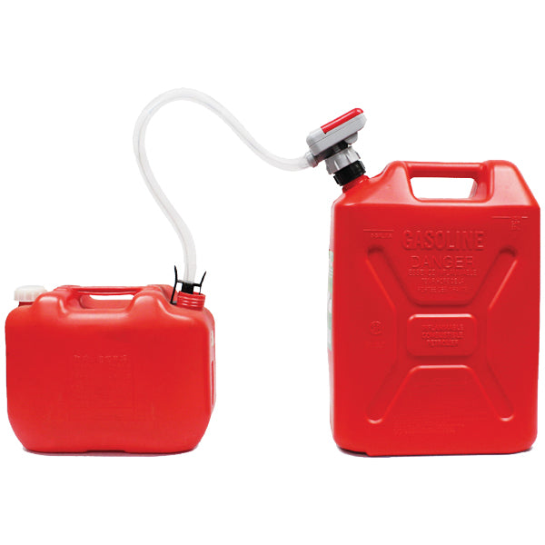 Hævertpumpe batteridrevet med autostop