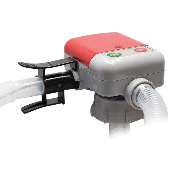 Hævertpumpe batteridrevet med autostop