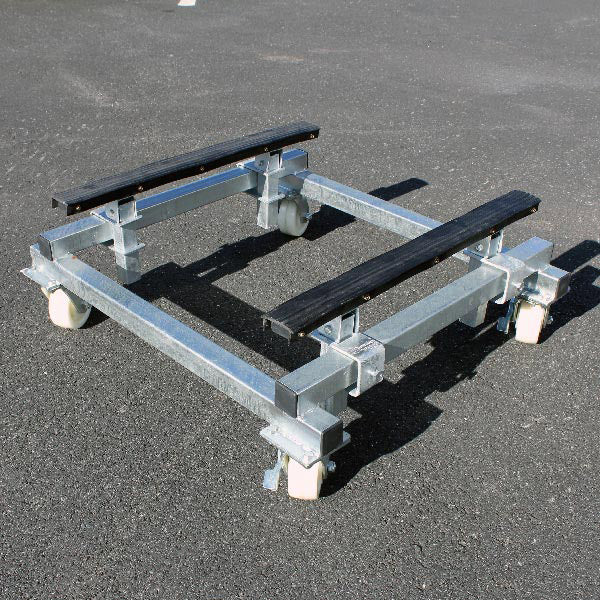 1852 Bådvogn i galvaniseret stål, max 1500kg