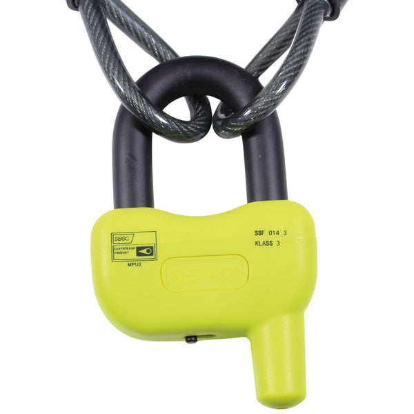 Låsepakke 2, hængelås & 3 m wire, FG klasse 3