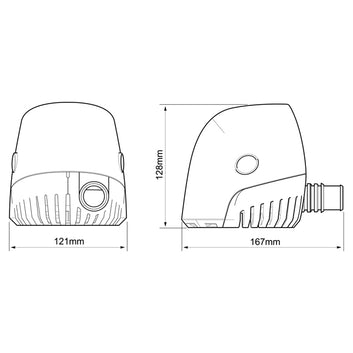 Whale lænsepumpe  orca 1300 auto 12v