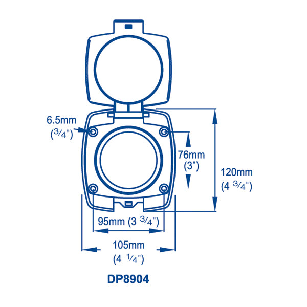 Whale dæksplade til Gusher Urchin, plast