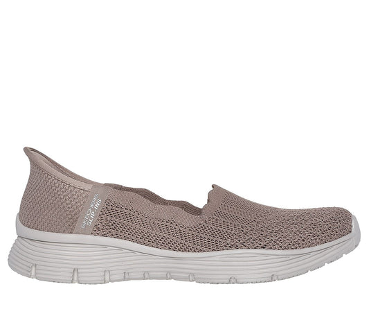 Skechers W Seager Ballerina - Believe It - Dark Taupe