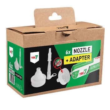 Tec7 Fugespids+Adapter Til 1600802, 6 Stk