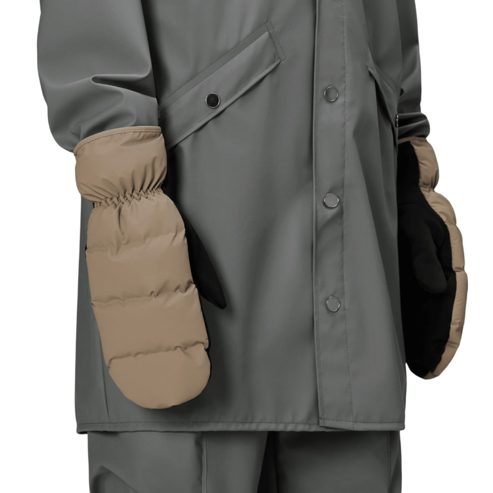 Rains Lohja Puffer Mittens W1T2 Beige