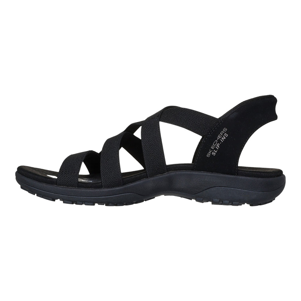 Skechers W Reggae Slim - Stretch Flex - Summer Shoes Black
