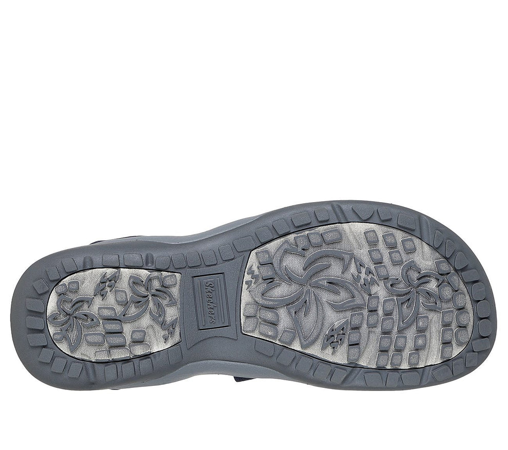 Skechers W Reggae Slim - Stretch Flex Sandal - Navy Dame sandaler