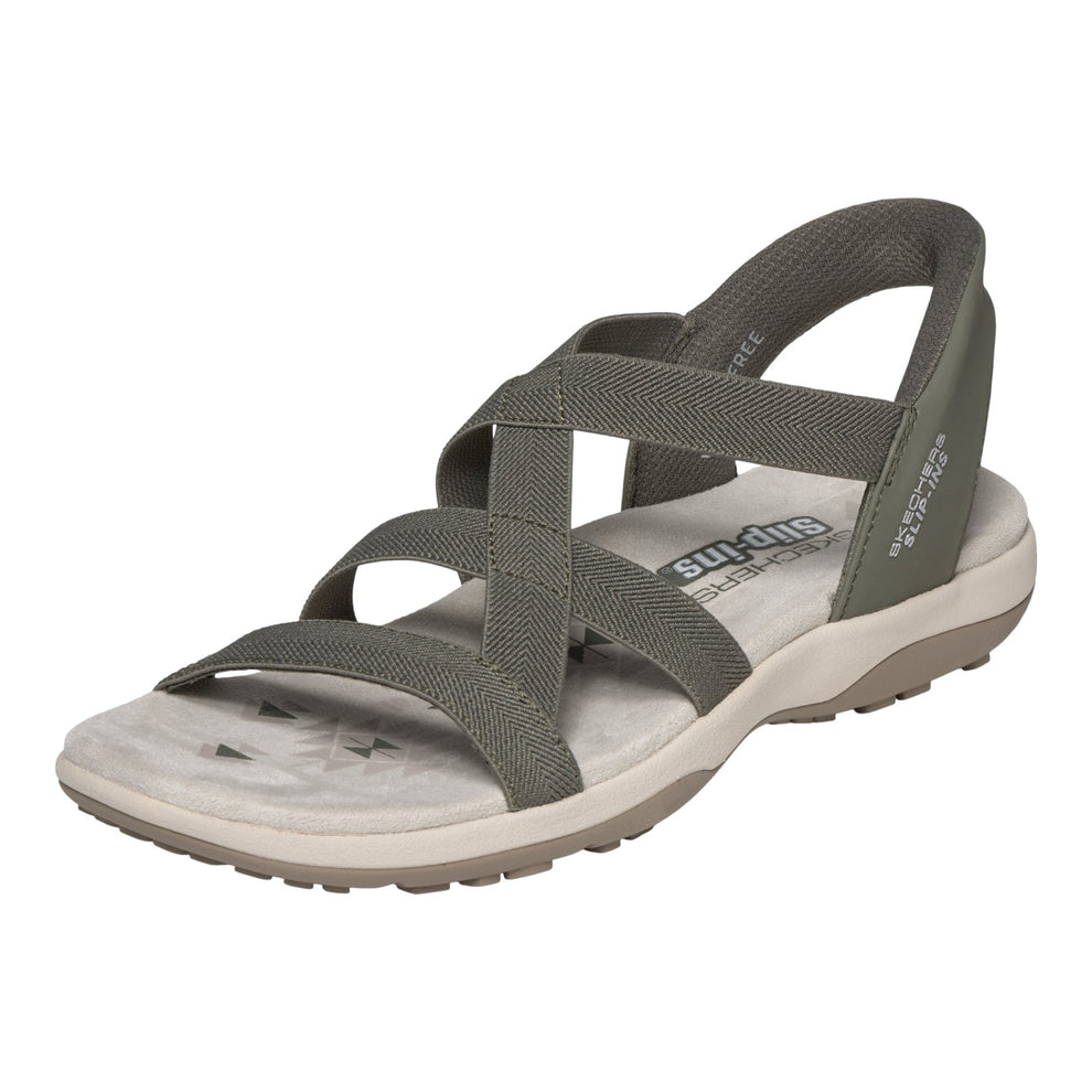 Skechers W Reggae Slim - Stretch Flex - Shoes Olive