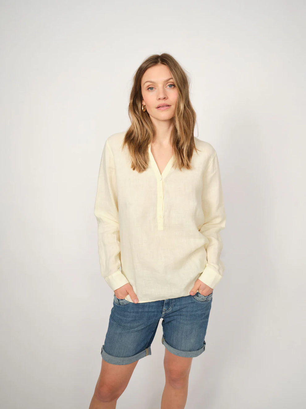 Mos Mosh W MMNaomi Grendel Shorts Mid Blue