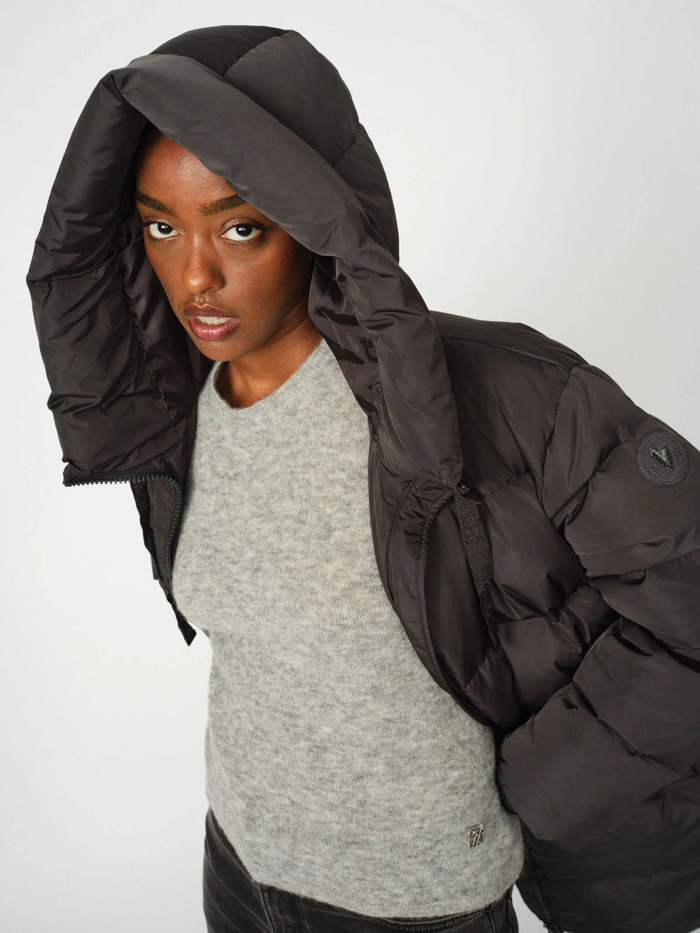 Mos Mosh Mmnova Avon Down Jacket Dark Grey
