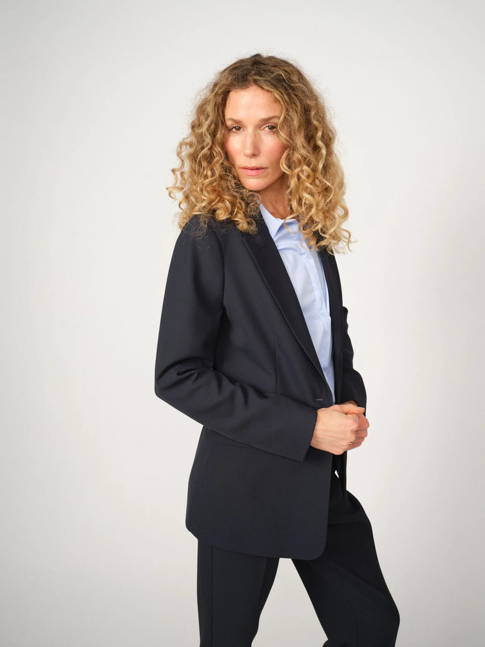 Mos Mosh W Leonora Miley Blazer Salute Navy
