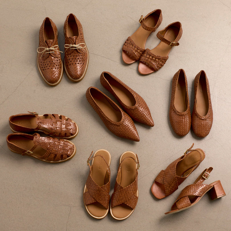 Angulus W Håndflettet Ballerina Tan Braid